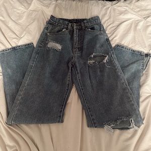 Pretty little thing jeans size 2